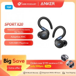 Спортивные беспроводные наушники Anker Sport X20