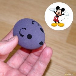 Мышь из спонжика – игрушка для котенка