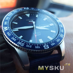 Часы Seiko 5 SRP665 механизмом 4R36-04B0 на замену SKZ209J1