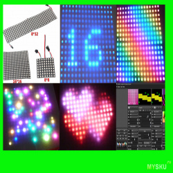 Troyka-RGB Led 4x4, Светодиодная RGB матрица 4×4 [на основе LEDs SK6812]