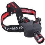 3W LED 3-Mode Zoomable Headlamp with Adjustable Strap
